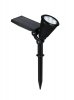 Minimalistyczny reflektorek ogrodowy solarny uniwersalny nowoczesny LED czarny regulowany czujnik zmierzchu FESTIVAL SOLAR IP44 R84756232 Rl